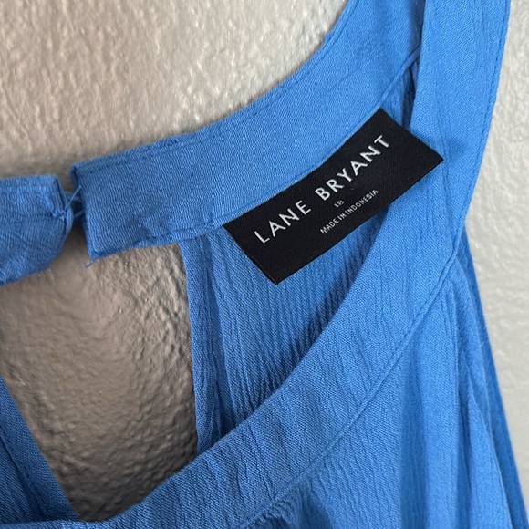 Women’s Plus Size Lane Bryant Classic Halter-Neck Tank, Size 18, Blue - Picture 2 of 5